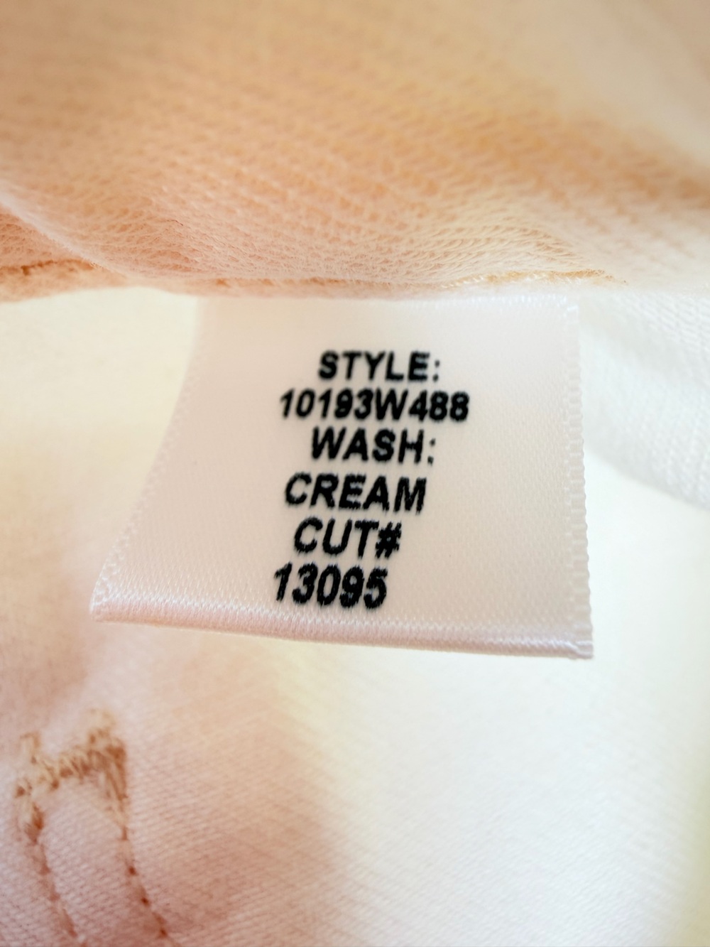 Nili Lotan Shon Jeans Cotton Cream Size 31 - Picture 11 of 14